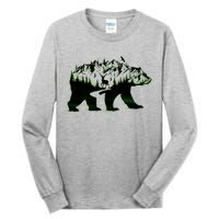 Bear Forest Deer Wilderness Mountains Tall Long Sleeve T-Shirt