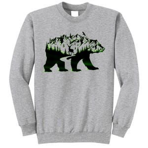 Bear Forest Deer Wilderness Mountains Tall Sweatshirt