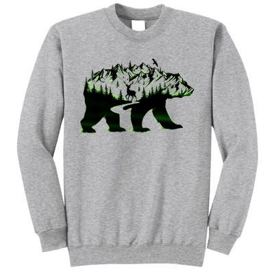 Bear Forest Deer Wilderness Mountains Tall Sweatshirt