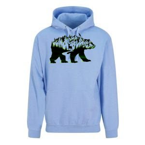 Bear Forest Deer Wilderness Mountains Unisex Surf Hoodie