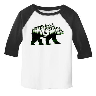 Bear Forest Deer Wilderness Mountains Toddler Fine Jersey T-Shirt