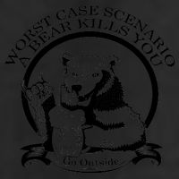 Bear Kills You Worst Scenario Go Outside Golf Towel
