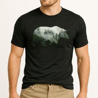 Bear Misty Forest Wilderness Cooling Performance Crew T-Shirt