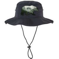 Bear Misty Forest Wilderness Legacy Cool Fit Booney Bucket Hat