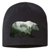 Bear Misty Forest Wilderness Sustainable Beanie