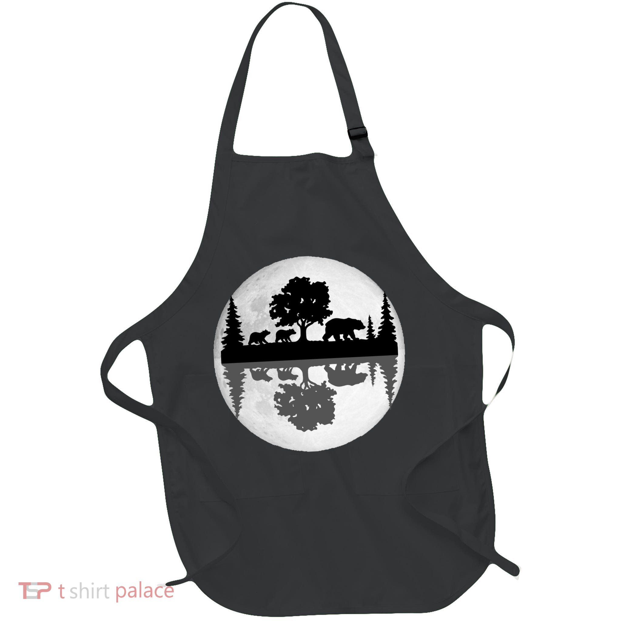 Bear Moon Wilderness Full-Length Apron With Pockets
