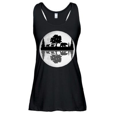 Bear Moon Wilderness Ladies Essential Flowy Tank