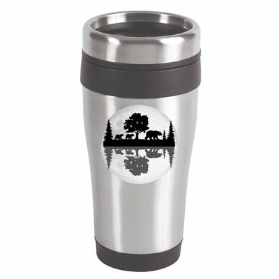 Bear Moon Wilderness 16oz Travel Tumbler