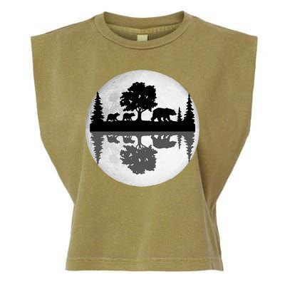 Bear Moon Wilderness Garment-Dyed Women's Muscle Tee
