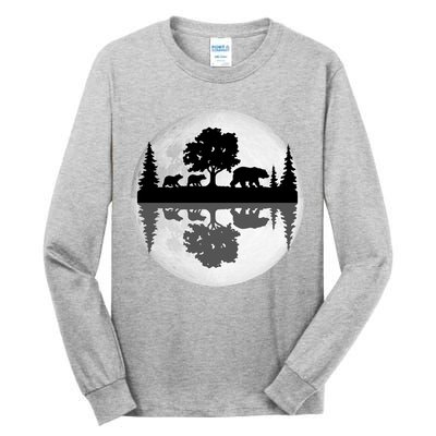 Bear Moon Wilderness Tall Long Sleeve T-Shirt
