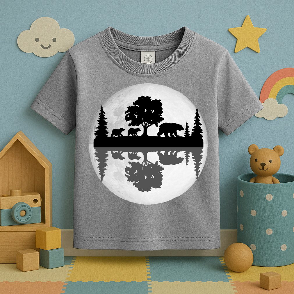 Bear Moon Wilderness Toddler T-Shirt