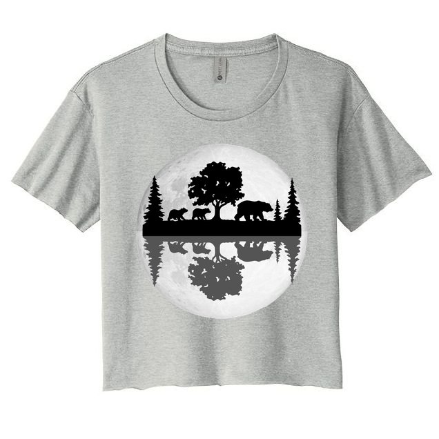 Bear Moon Wilderness Crop Top