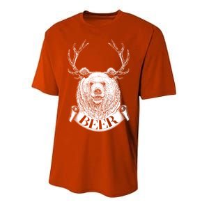 Bear Plus Deer Equals BEER  Youth Performance Sprint T-Shirt