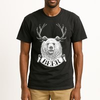 Bear Plus Deer Equals BEER  Tall T-Shirt