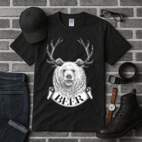 Bear Plus Deer Equals BEER  Tall T-Shirt