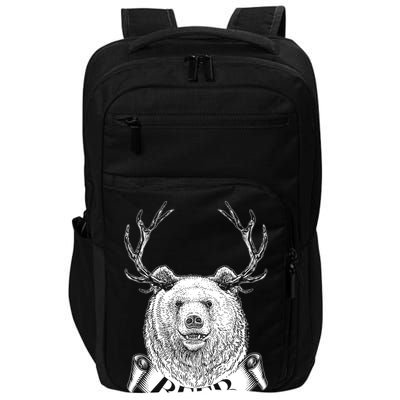 Bear Plus Deer Equals BEER  Impact Tech Backpack