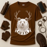 Bear Plus Deer Equals BEER  Cooling Performance Crew T-Shirt