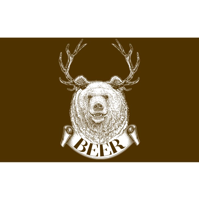 Bear Plus Deer Equals BEER  Bumper Sticker