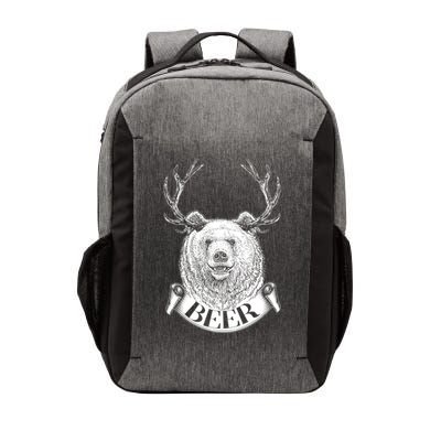 Bear Plus Deer Equals BEER  Vector Backpack