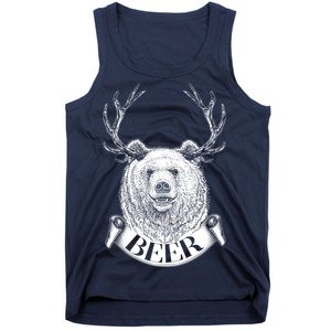 Bear Plus Deer Equals BEER  Tank Top