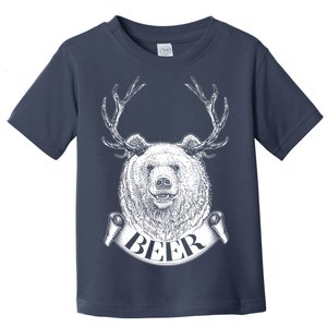 Bear Plus Deer Equals BEER  Toddler T-Shirt