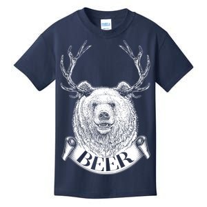 Bear Plus Deer Equals BEER  Kids T-Shirt