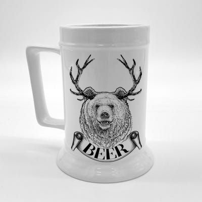 Bear Plus Deer Equals BEER  Beer Stein