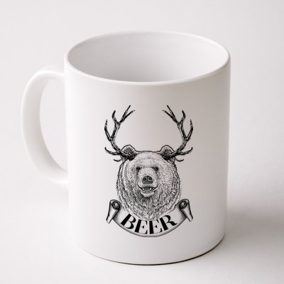 Bear Plus Deer Equals BEER  Coffee Mug