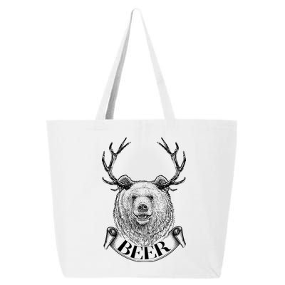 Bear Plus Deer Equals BEER  25L Jumbo Tote