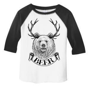 Bear Plus Deer Equals BEER  Toddler Fine Jersey T-Shirt