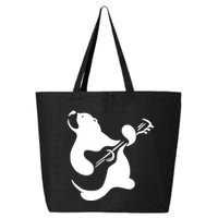 Bear Rocks Playing Guitar 25L Jumbo Tote
