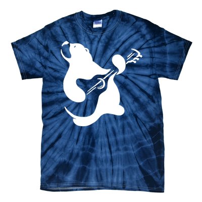 Bear Rocks Playing Guitar Tie-Dye T-Shirt