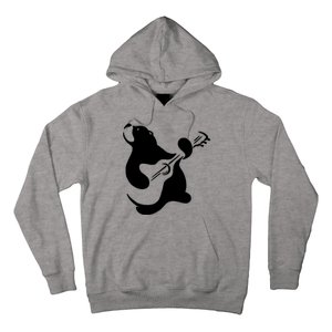 Bear Rocks Playing Guitar Hoodie