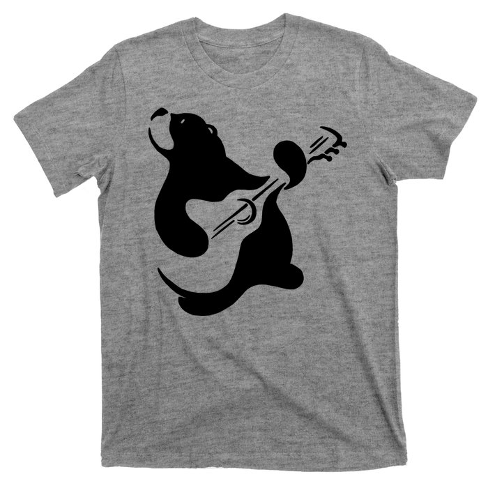 Bear Rocks Playing Guitar T-Shirt