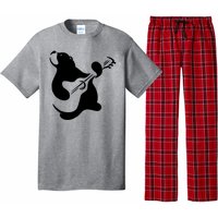 Bear Rocks Playing Guitar Pajama Set