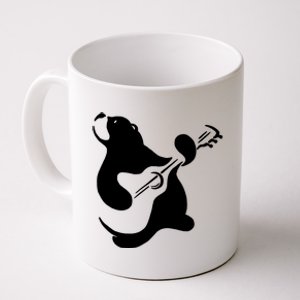 Bear Rocks Playing Guitar Coffee Mug