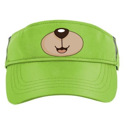 Bear Smiling Face Adult Drive Performance Visor