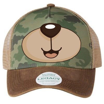 Bear Smiling Face Legacy Tie Dye Trucker Hat
