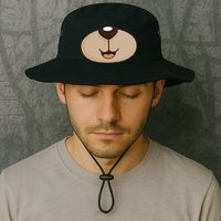 Bear Smiling Face Bucket Hat