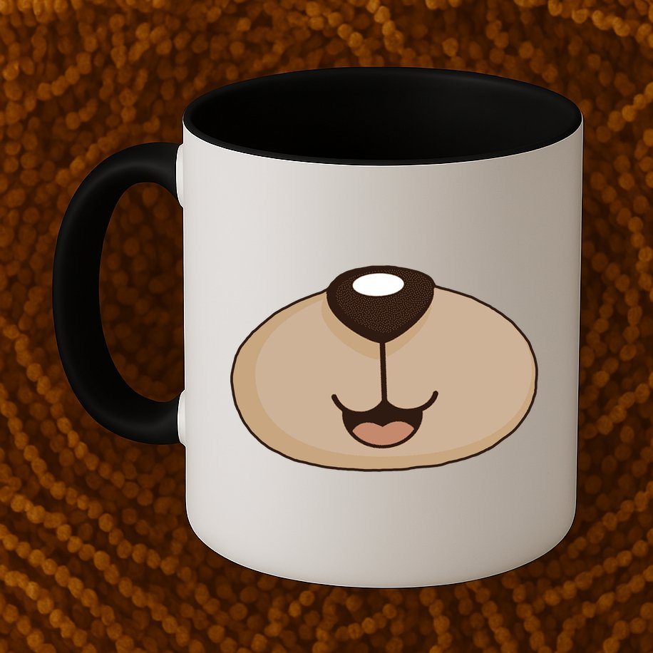 Bear Smiling Face Mug