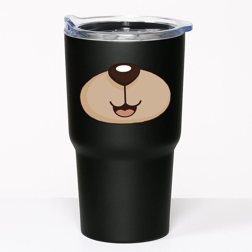 Bear Smiling Face Tumbler