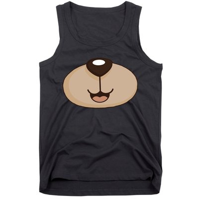 Bear Smiling Face Tank Top