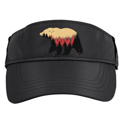 Bear Trees Adult Drive Performance Visor