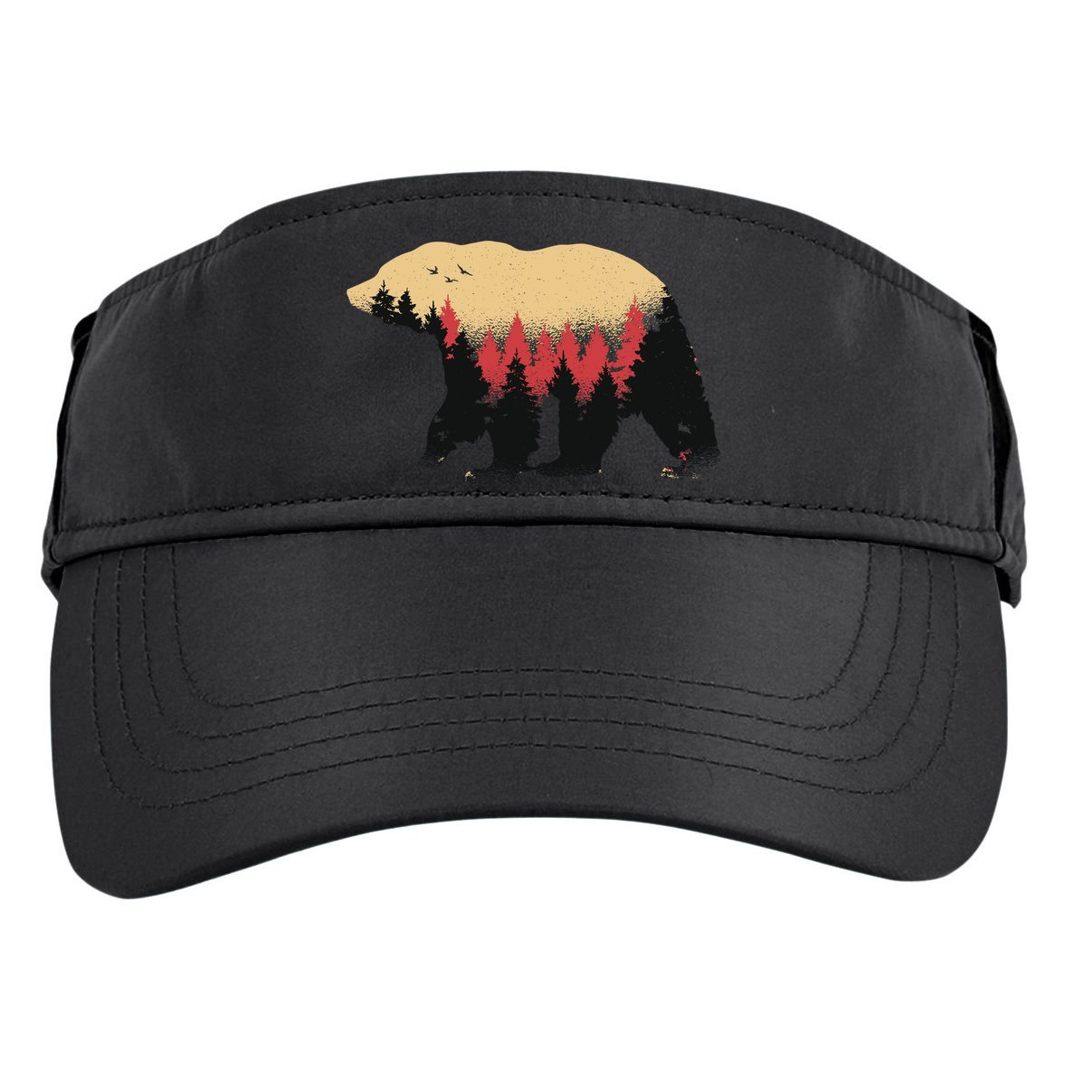 Bear Trees Adult Drive Performance Visor