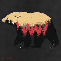 Bear Trees 11oz C Handle Ceramic Mug