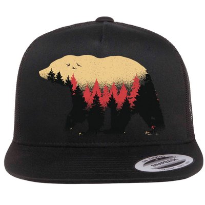 Bear Trees Flatbill Hat