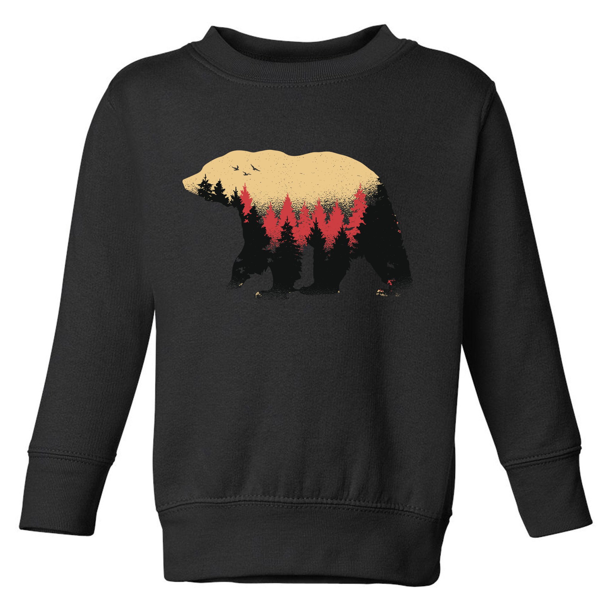 Bear Trees Toddler Sweatshirt