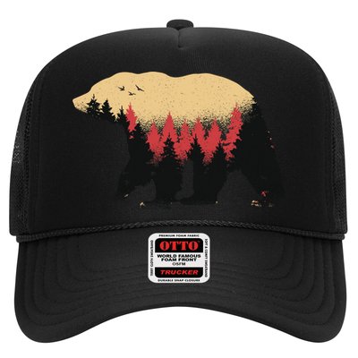 Bear Trees Trucker Hat