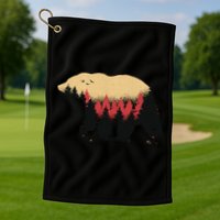 Bear Trees Golf Towel