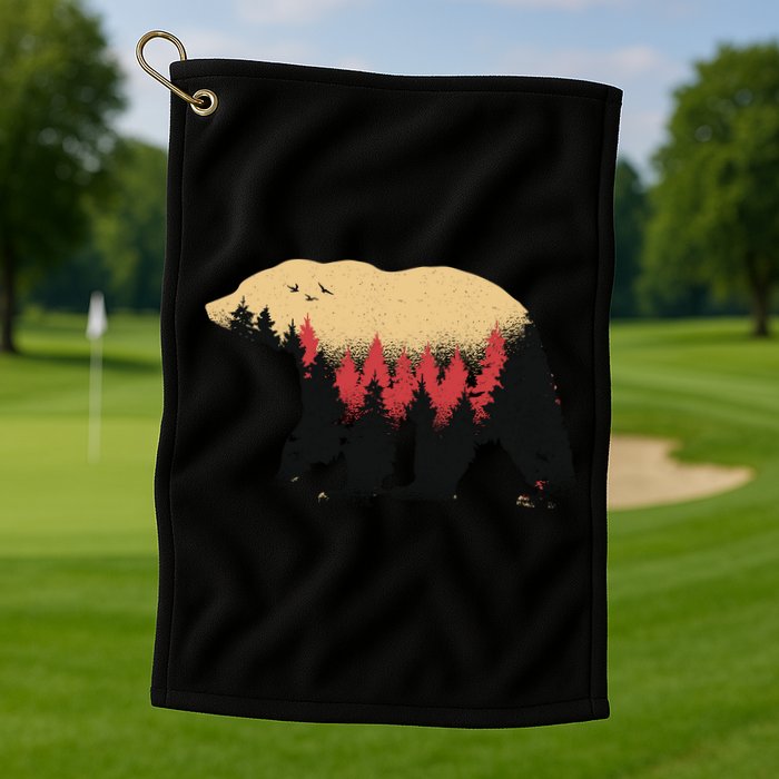 Bear Trees Golf Towel